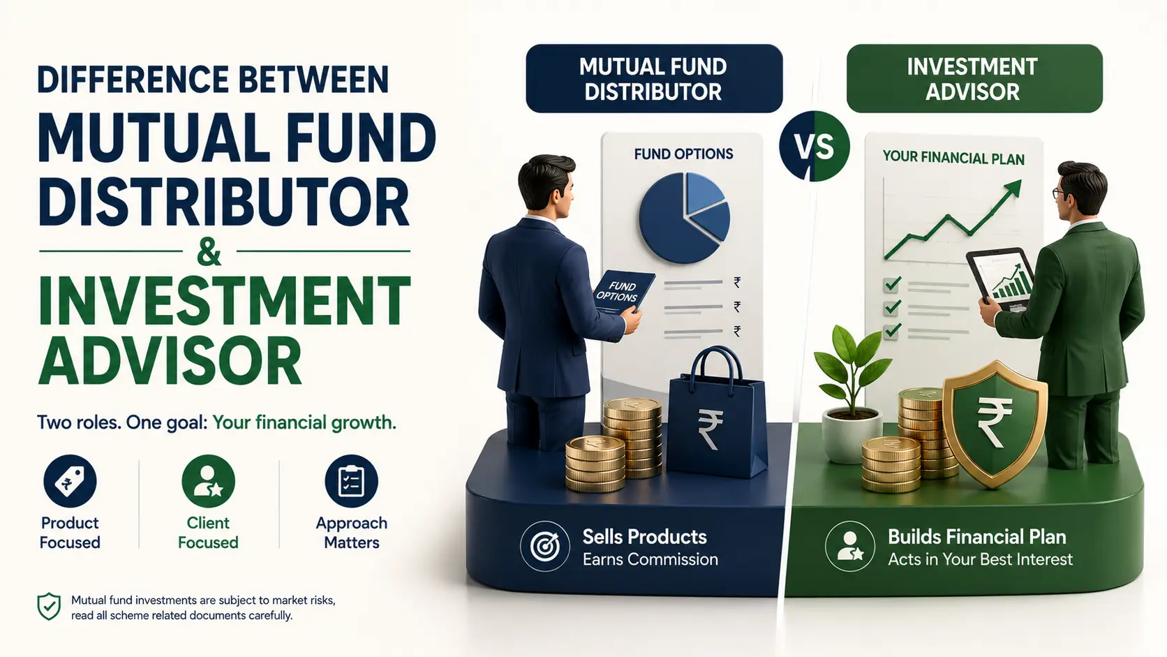 Difference Between Mutual Fund Distributor and Investment Advisor